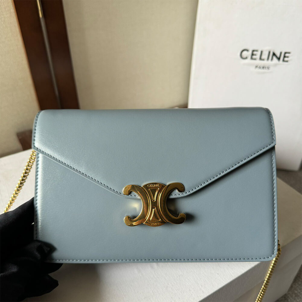 WALLET ON CHAIN MARGO in Shiny calfskin(HIGH-END GRADE)